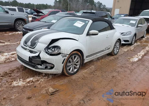 2014 Volkswagen Beetle 2.0L Tdi из США, поврежденный, VIN 3VW5L7AT0EM818778